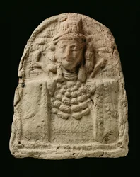Plaque depicting a bust of the goddess Ishtah, 18th century BC